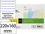 Cartao liderpapel para estudar pautado cartolina de cores 180 gr 160x220mm embalagem de 200 unidades Cartao liderpapel para estudar pautado cartolina de cores 180 gr 160x220mm embalagem de 200 unidades TC05