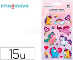 Autocolantes imaginovo unicornios magic dreams com brilho 190x105 mm em blister Autocolantes imaginovo unicornios magic dreams com brilho 190x105 mm em blister VP07