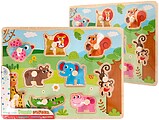 Puzzle infantil imaginovo madeira animais +18 meses 9 pecas 30x22,5x1,5cm Puzzle infantil imaginovo madeira animais +18 meses 9 pecas 30x22,5x1,5cm TY857
