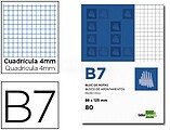 10 x Bloco de apontamentos liderpapel din b7 80 f quadriculado Bloco de apontamentos liderpapel din b7 80 f quadriculado BN07