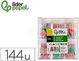 Olho liderpapel 18 mm branco com pupila de cores sortidas pack de 108 unidades Olho liderpapel 18 mm branco com pupila de cores sortidas pack de 108 unidades MX13