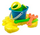 Conjunto balde de praia stetro para brincar na areia 7 pecas caranguejo Conjunto balde de praia stetro para brincar na areia 7 pecas caranguejo CY101491