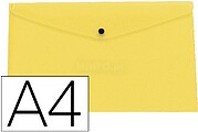 Bolsa Porta Documentos Liderpa Bolsa Porta Documentos Liderpapel com Mola Din A4 Amarelo Fluor Opaco 50 Folhas DS70