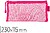 Bolsa com fecho de correr liderpapel poliester transpiravel multiusos ticket 230x115 mm rosa Bolsa com fecho de correr liderpapel poliester transpiravel multiusos ticket 230x115 mm rosa ZB38 - imagem 1