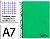 Cuaderno espiral liderpapel a7 micro wonder tapa plastico 100h 90gr cuadro 5mm 4 bandas color turquesa Cuaderno espiral liderpapel a7 micro wonder tapa plastico 100h 90gr cuadro 5mm 4 bandas color turquesa BG19 - imagem 1