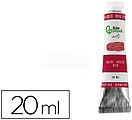 Pintura al oleo liderpapel tubo de aluminio de 20 ml color rojo permanente Pintura al oleo liderpapel tubo de aluminio de 20 ml color rojo permanente DO09