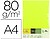 Papel color liderpapel din a4 80 gr amarillo neon paquete de 500 hojas PC102 - imagem 1