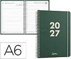 Agenda de escritório liderpapel 2027 espiral basic dia/página a6 bilíngue papel 60g fsc design 4