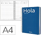 Agenda de escritório liderpapel 2027 espiral classic semana à vista a4 bilíngue papel 70g fsc design 2
