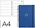 Agenda de escritório liderpapel 2027 espiral olbia dia/página a4 bilíngue papel 60g fsc azul - imagem 1