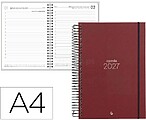 Agenda de escritório liderpapel 2027 espiral olbia dia/página a4 bilíngue papel 60g fsc design 3