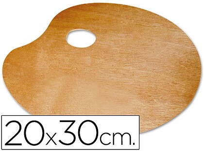 PD05 : Paleta de madeira lidercolor ovalada tamanho 20x30 cm espessura 0,3 cm Paleta de madeira lidercolor ovalada tamanho 20x30 cm espessura 0,3 cm