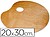 Paleta de madeira lidercolor ovalada tamanho 20x30 cm espessura 0,3 cm Paleta de madeira lidercolor ovalada tamanho 20x30 cm espessura 0,3 cm PD05 - imagem 1