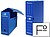 Caixa para Arquivo Definitivo Liderpapel em Polipropileno Azul Formato 360X260X100 MM DF05 - imagem 1