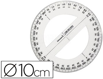 CI01 : CIRCULO DE PLASTICO LIDERPAPEL DIAMETRO 10 CM