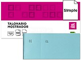 Bloco de taloes 6/4 azul Bloco de taloes 6/4 azul TL08
