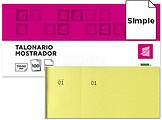 Bloco de taloes 6/4 amarelo TL07
