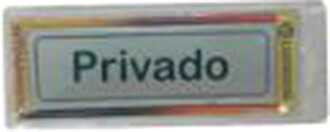 1793050 : Sinaletica (Privado) Plastico Adesivo 17x5.5mm