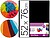 Papel Seda Liderpapel 52 X 76 CM 18 Grs Preto Emb. 25 Fls SE21 - imagem 1