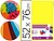 Papel Seda Liderpapel 52 X 76 CM 18 Grs Amarelo Emb. 25 Fls SE25 - imagem 1