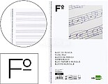 Bloco Musica Liderpapel Folio 20 Folhas : Venda Multiplos 10