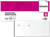 Bloco de Taloes 1/3 Branco T-59-BL
