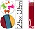 Papel Crepe em Celofane Liderpapel 50 CM X 2,5 M. Vermelho Classico CP04 - imagem 1