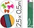Papel Crepe em Celofane Liderpapel 50 CM X 2,5 M. Verde Classico CP14 - imagem 1