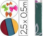 Papel Crepe em Celofane Liderpapel 50 CM X 2,5 M. Verde-Escuro Classico CP15