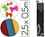 Papel Crepe em Celofane Liderpapel 50 CM X 2,5 M. Preto Classico CP17 - imagem 1