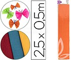 Papel Crepe em Celofane Liderpapel 50 CM X 2,5 M. Laranja Classico CP19