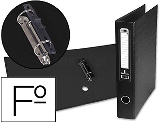 AY09 : PASTA ARQUIVO LIDERPAPEL CARTAO FORRADO FOLIO 2 ANEIS...