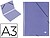 Pasta de Elasticos Liderpapel, A3, Azul CG29 - imagem 1