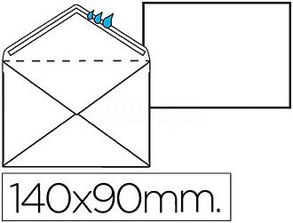 M-7 : ENVELOPE NORMALIZADO S/JANELA 90X140MM