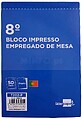 Blocos Impressos-Empregado de Mesa- 105X155 c/ Duplicado 1841013
