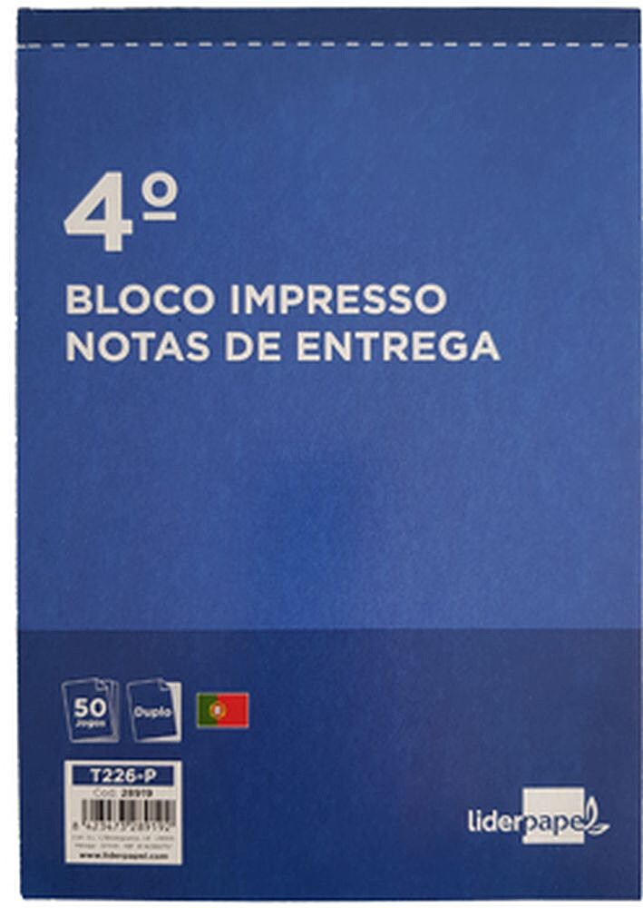 Blocos Impressos-Nota de Entrega- 155x215mm c/Duplicado (28919) 1841004