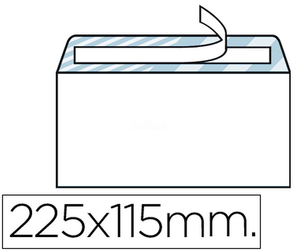 Envelope Americano 115X225MM S/Janela SO36