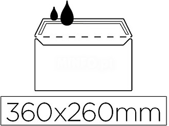 SO26 : ENVELOPE FOLIO ESPECIAL 260X360MM S/JANELA