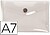 12 x Bolsa porta documentos liderpapel com mola 114x95 mm transparente Bolsa porta documentos liderpapel com mola 114x95 mm transparente DS42 - imagem 1