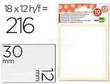 Etiquetas Adesivas Liderpapel 10 + 2 Folhas, 12X30 MM, 216 Etiq ET04