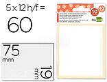 Etiquetas Adesivas Liderpapel 10 + 2 Folhas, 19X75 MM, 60 Etiq. venda multiplos 10 ET11