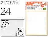 Etiquetas Adesivas Liderpapel 10 + 2 Folhas, 50X75 MM, 24 Etiq ET20
