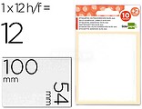 Etiquetas Adesivas Liderpapel 10 + 2 Folhas, 54X100 MM, 12 Etiq ET22
