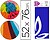 Papel Seda Liderpapel 52 X 76 CM. 18 GRS/M2. Azul SE05 - imagem 1