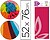 Papel Seda Liderpapel 52 X 76 CM. 18 GRS/M2. Rosa Forte SE13 - imagem 1