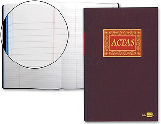 AT01 : LIVRO DE ACTAS LIDERPAPEL 100 FOLHAS FORMATO 220X315 ...