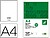 Recarga Liderpapel A4 100 Folhas 100G/M2 Liso sem Margem 4 Furos RA06 - imagem 1