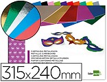 Bloco Trabalhos Manuais Liderp Bloco Trabalhos Manuais Liderpapel Cartolina Metalizada 210X297 MM 10 F 250GR Cores Sortidas TM10