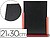Quadro Preto Liderpapel Dupla Face de Madeira com Superficie para Marcadores Tipo Giz 21X30CM PZ01 - imagem 1