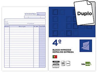 T226-P : 5 x Bloco de entregas duplicado 155x215 mm Bloco de...